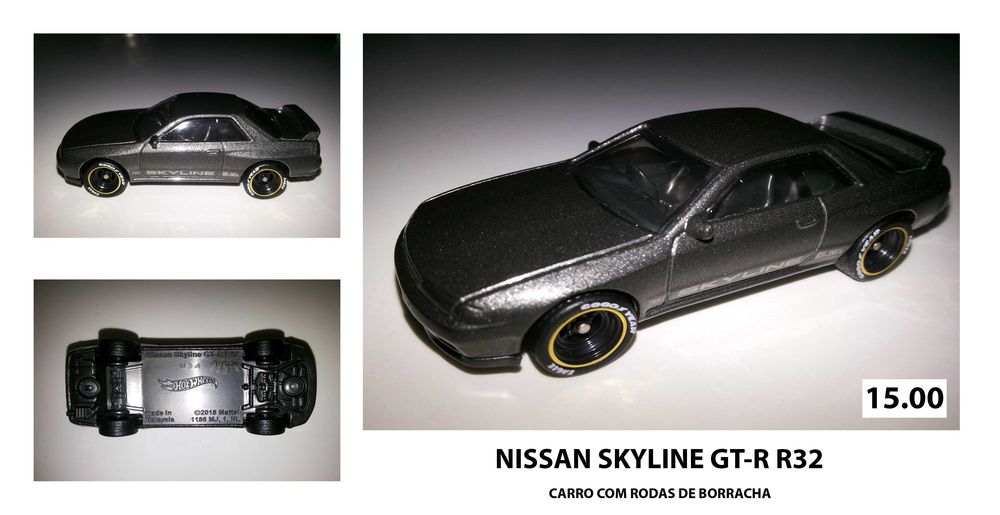 Carros Hot Wheels Personalizados com Rodas de Borracha - Vários 04
