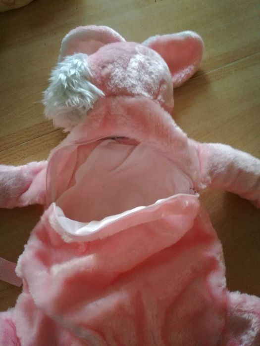 Plecak zajączek - Różowy - Hallenge Rabbit Ruck