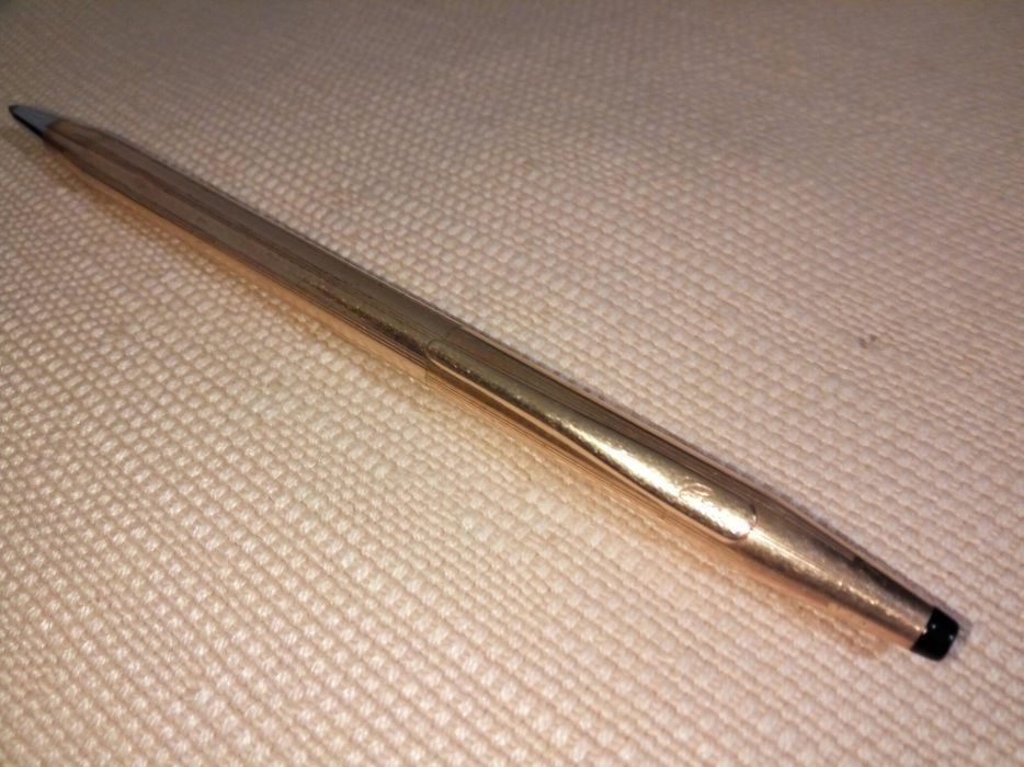 Caneta Cross Vintage ouro Made in USA
