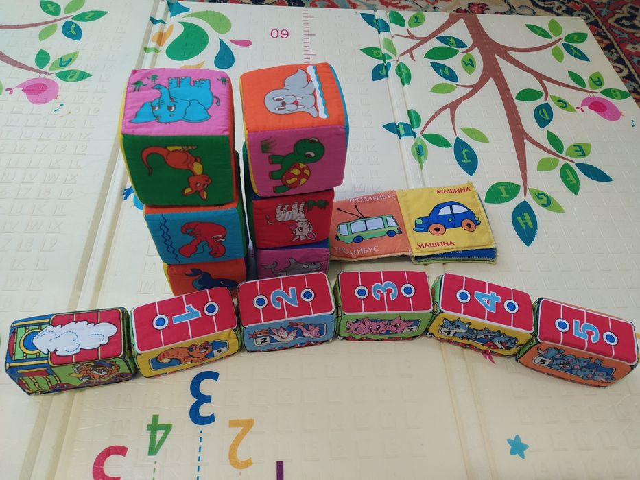 Кубики м'які 2 види