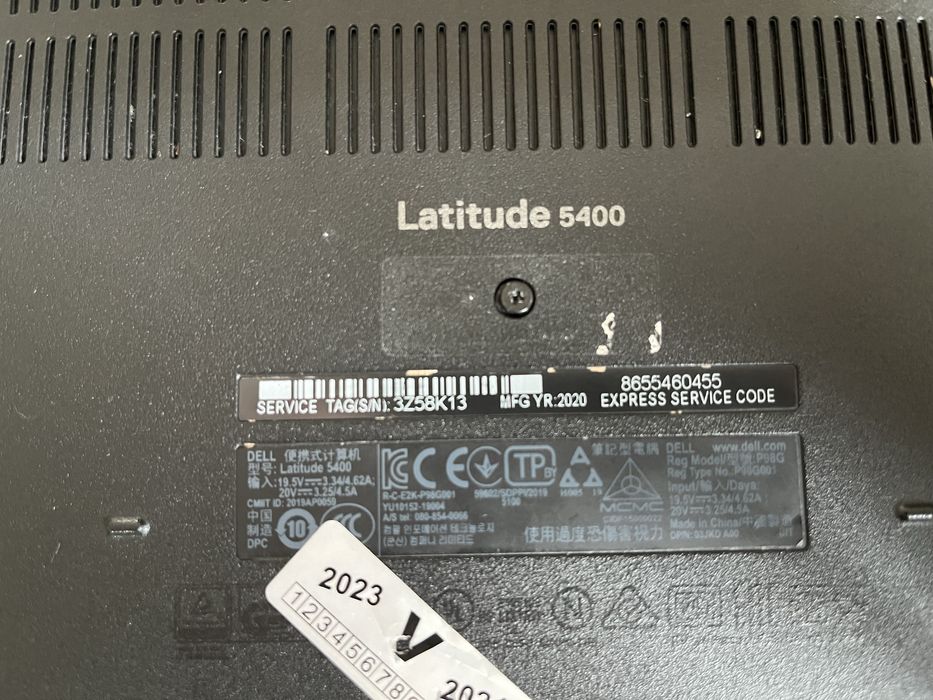 Dell latitude 5400 uszkodzony