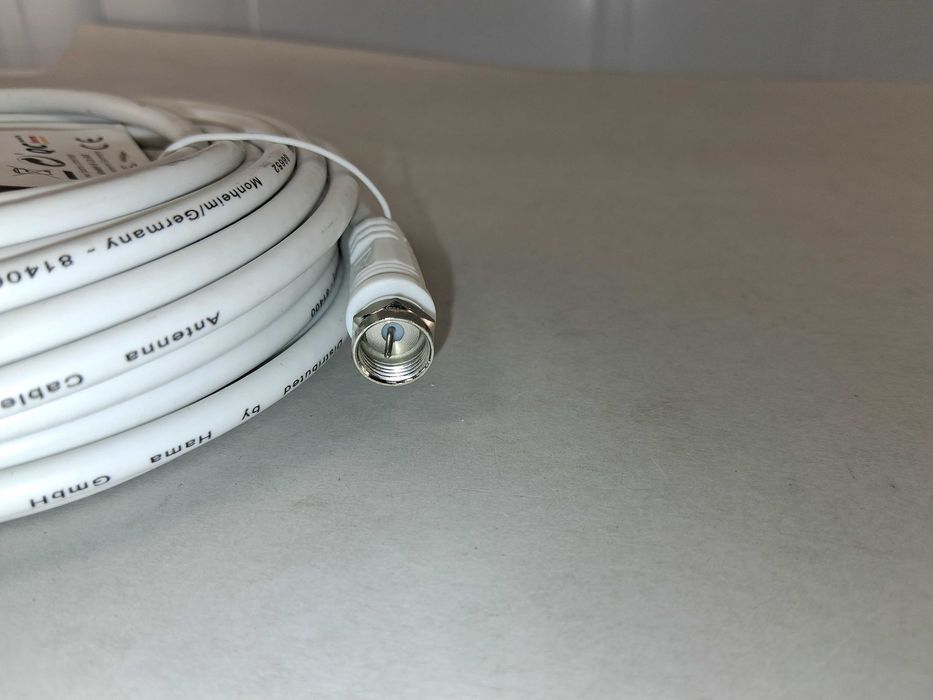 N043 Kabel Antenowy SAT Hama 10 M F-Plug 85 DB Classic Line