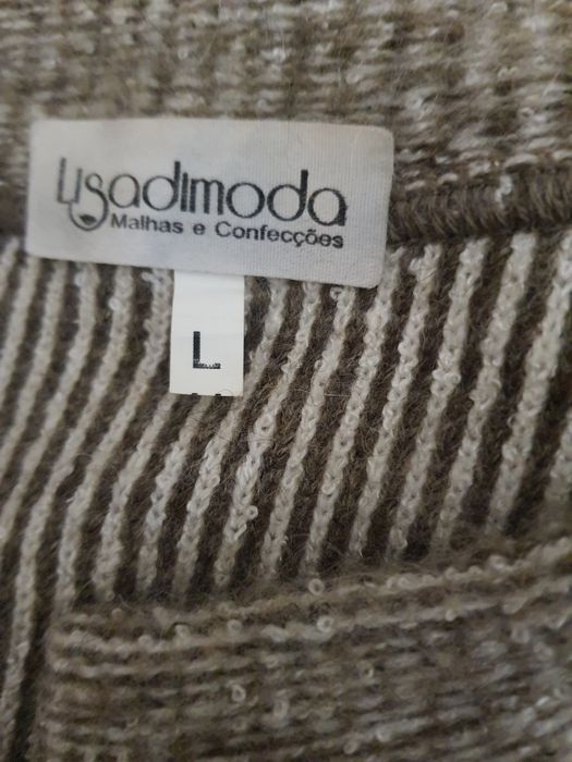 Casaco de malha estilo clássico