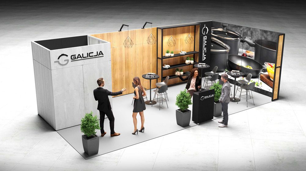 Modułowe Spersonalizowane Stoiska Targowe - Wielokrotnego Użytku