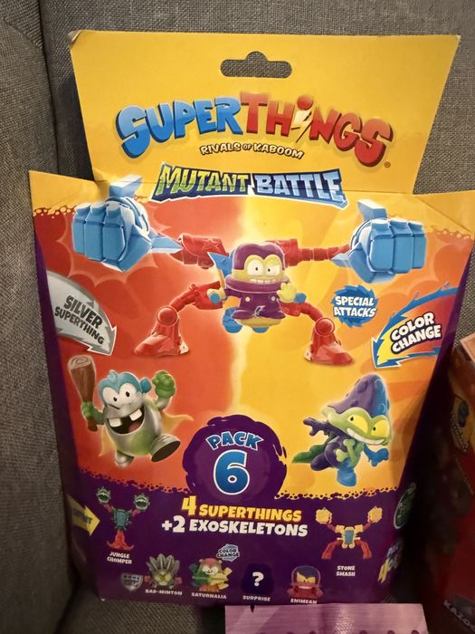 Super Things zings Mutant Battle fioletowy Pack 4