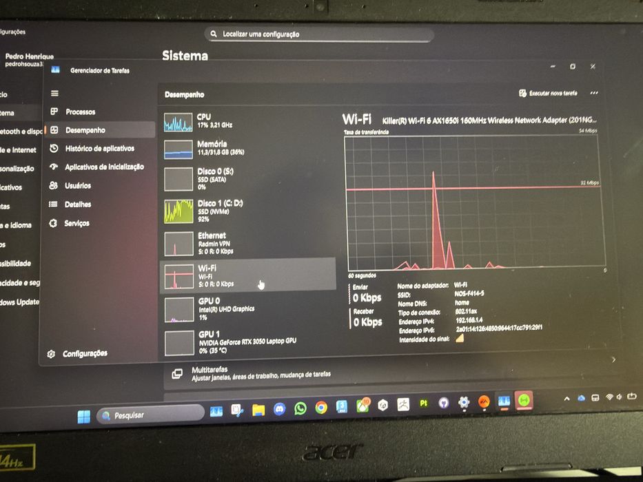 Acer Nitro 5 - ótima oportunidade