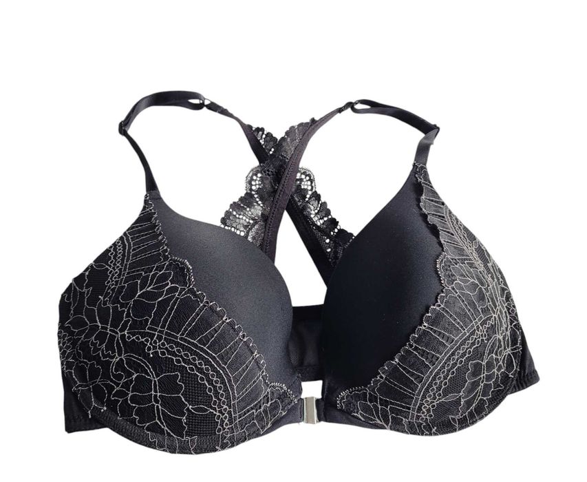 Czarny stanik biustonosz 70D Hunkemöller bielizna damska