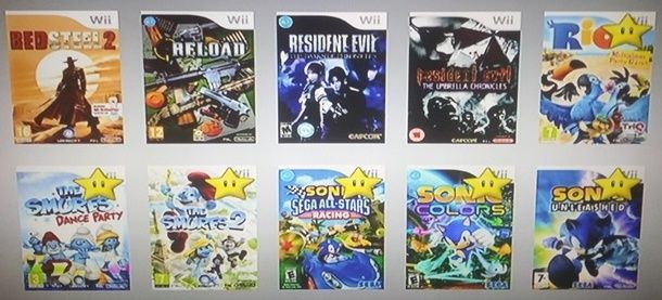 Conjunto Nintendo Wii com jogos à escolha