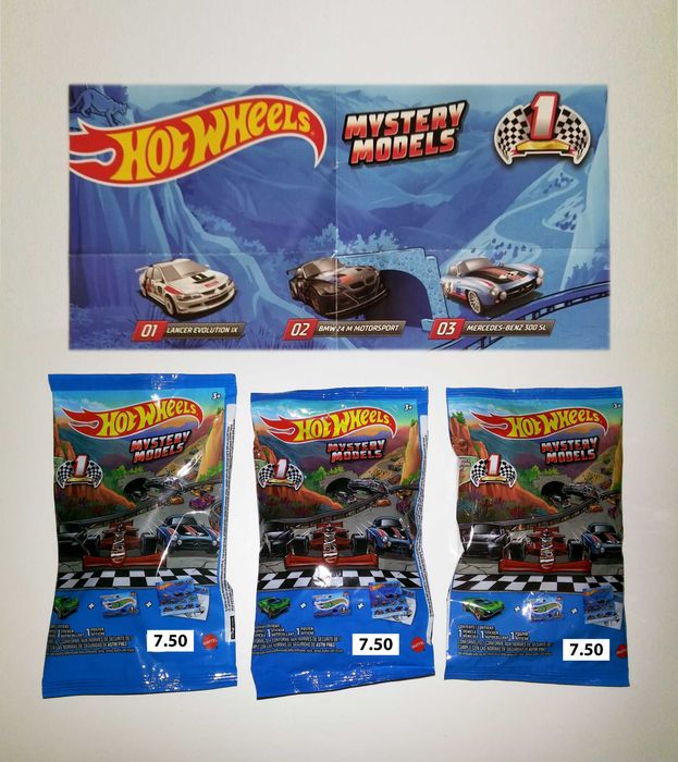 Hot Wheels Mystery Models - Carros Miniaturas escala 1/64