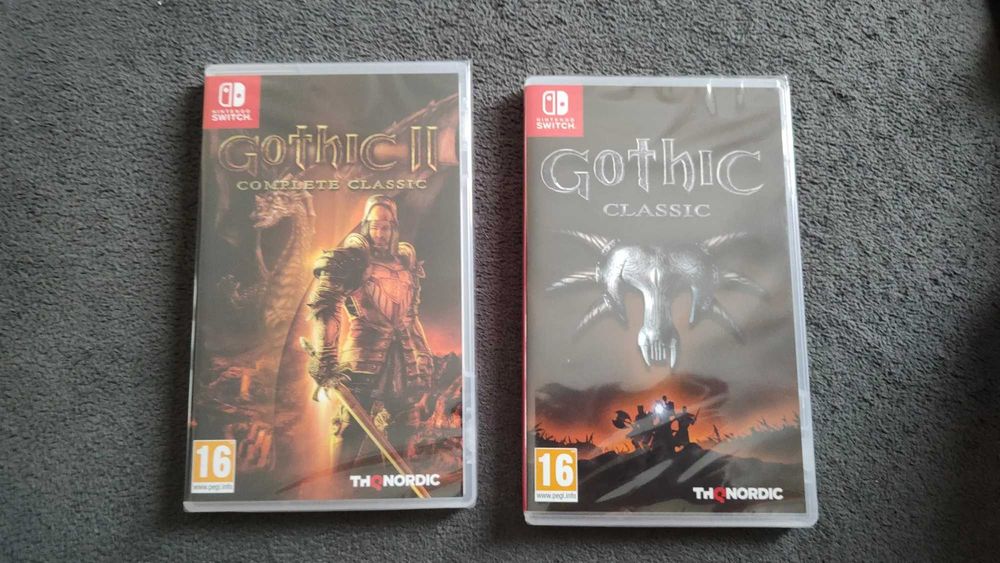 Zestaw Gothic Classic + Gothic II Complete Classic nowe w folii