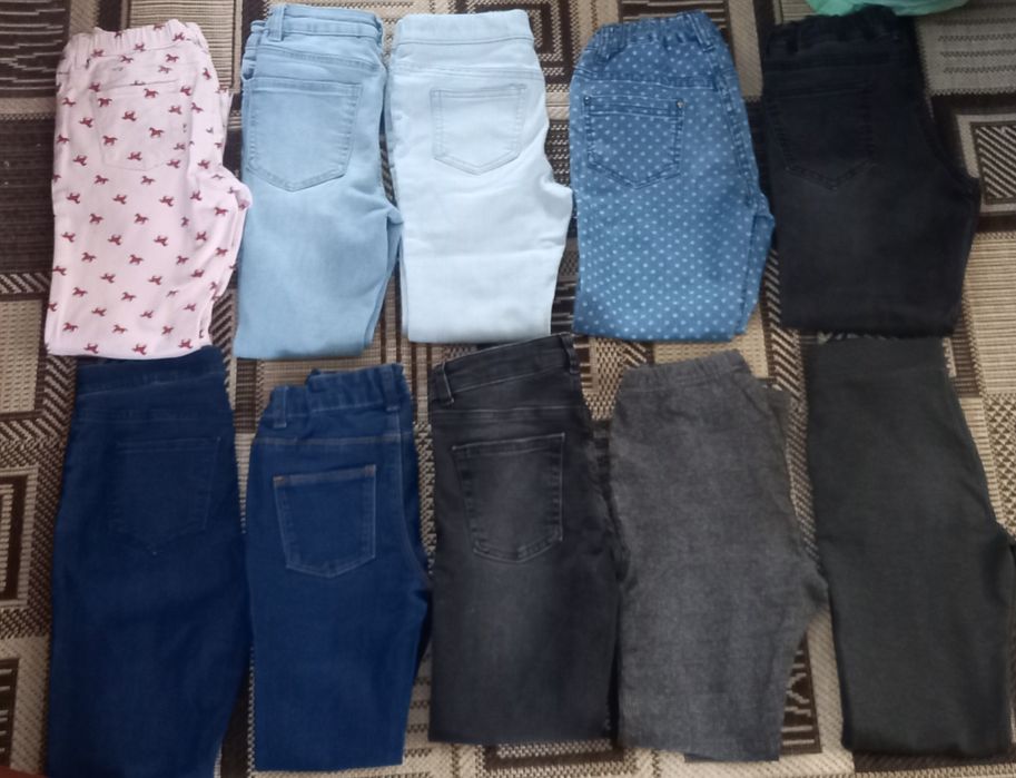 Джинси, штани для дівчинки б/у