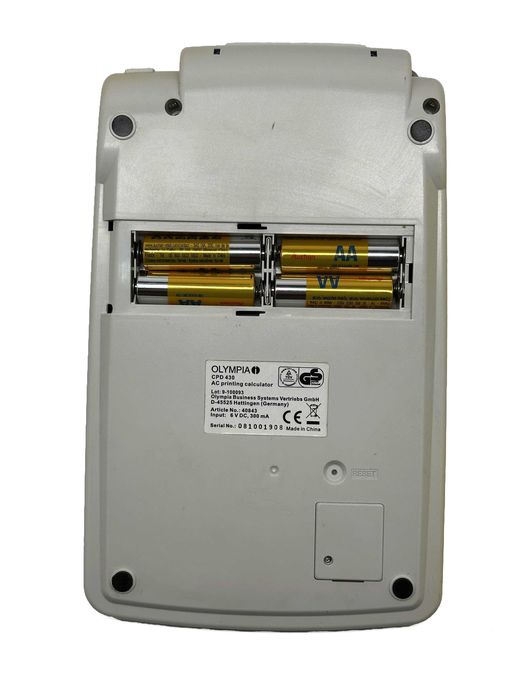 OLYMPIA CPD 430 Calculadora Vintage