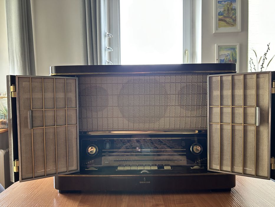 Stare Radio Lampowe Siemens Schatulle H52 Vintag Antyk Unikat