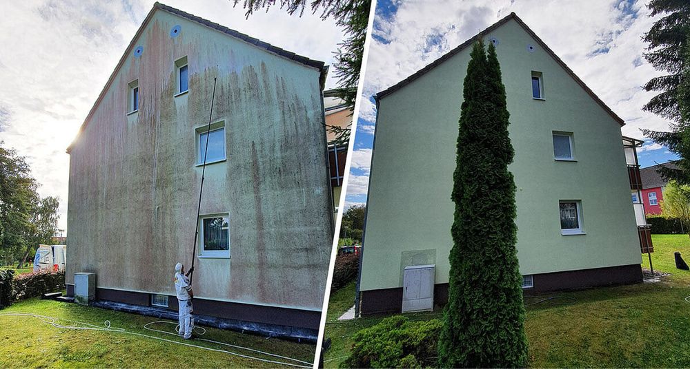 Czyszczenie kostki brukowej oraz fasad