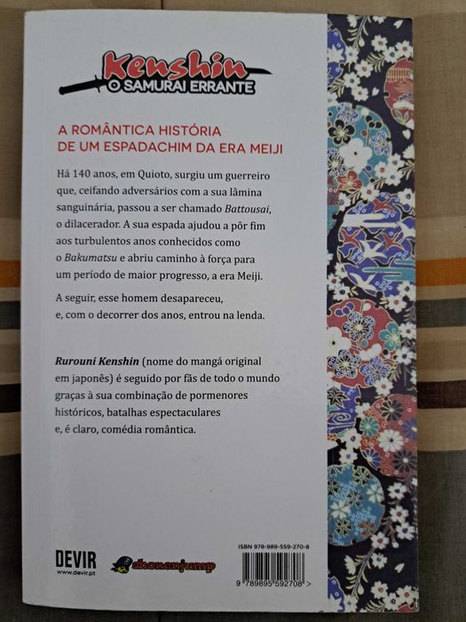 Kenshin O samurai errante Volume 1