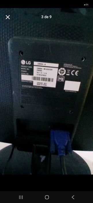 Computador completo HP + Monitor LG 22 LED ( ideal para escritório/ internet)