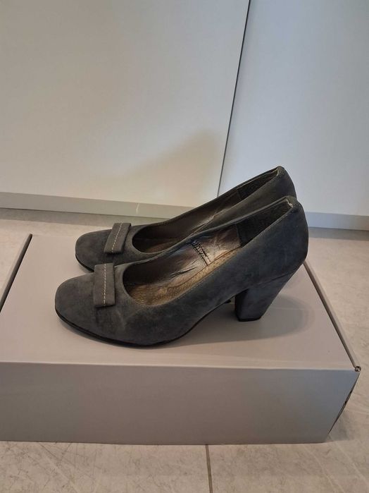 Buty damskie ze skóry, rozmiar 39