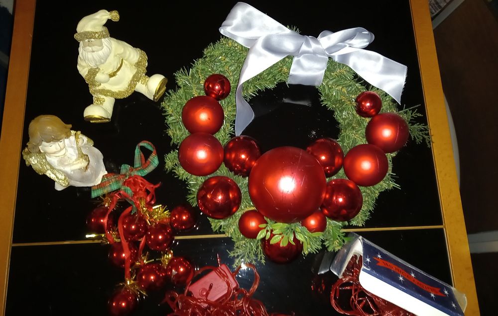 Utensílios para natal vendo em conjunto ou separado