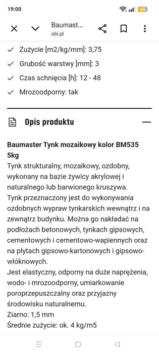 Tynk Mozaikowy BM535