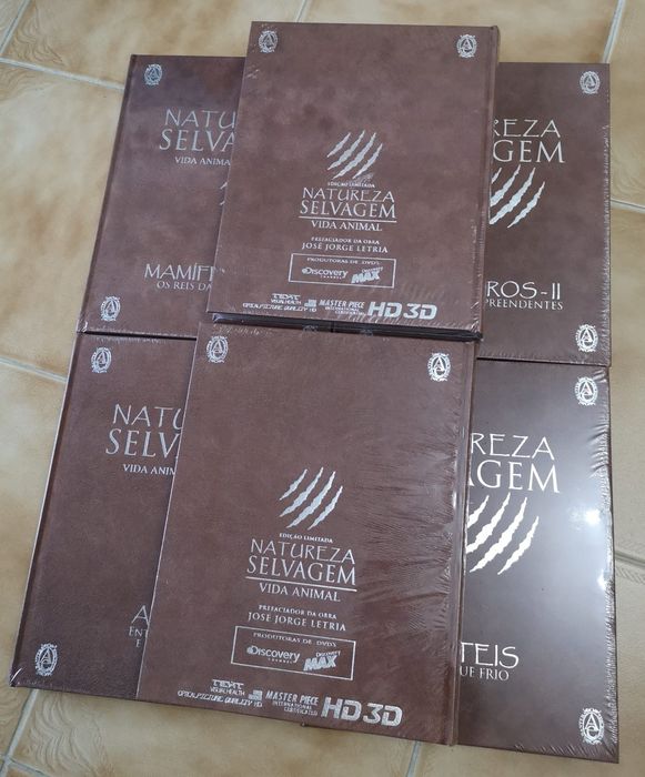 6 Livros - Natureza Selvagem vida animal