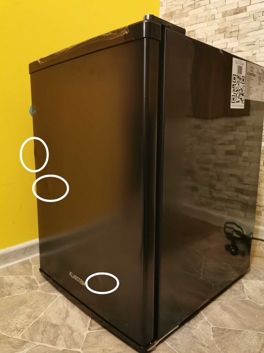 KLARSTEIN Cool Kid 66L Mini lodówka Czarny NOWA z Defektem