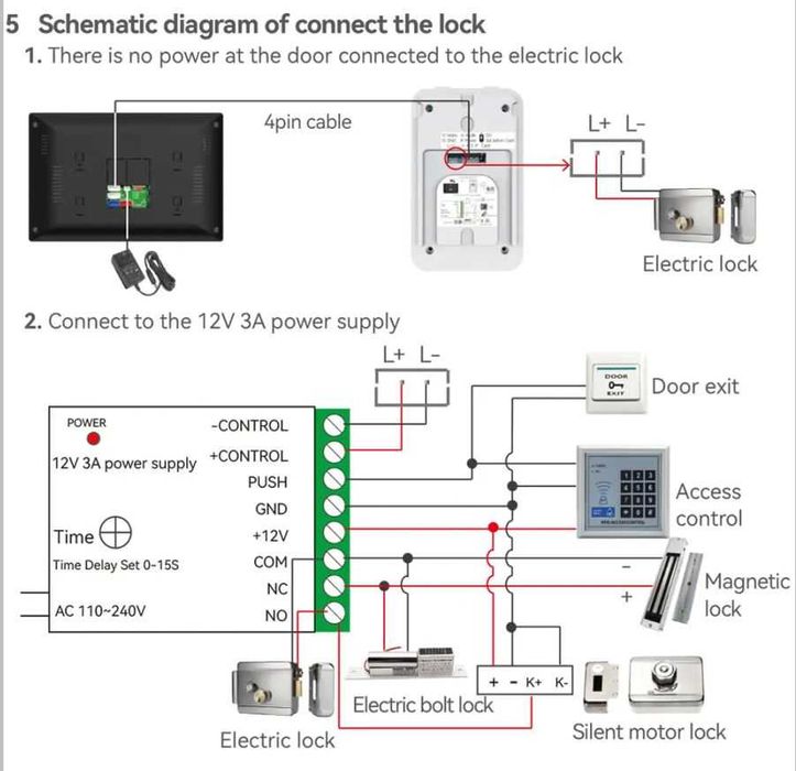 Дверний дзвінок Камера WiFi Tuya Smart 1080P