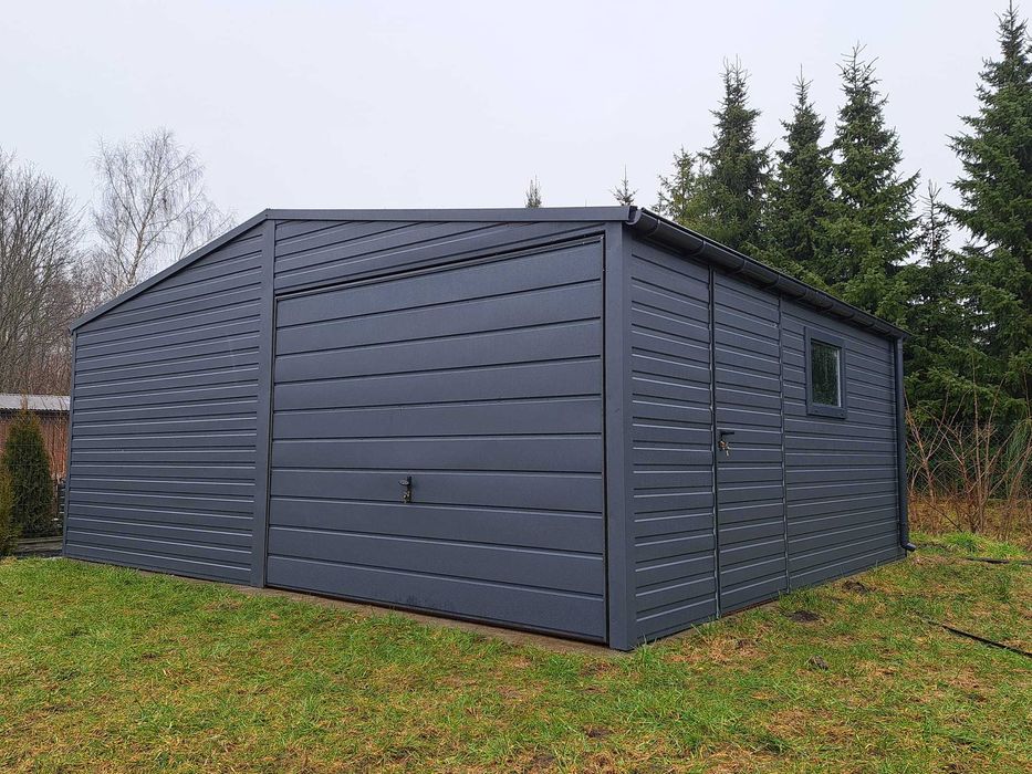 Producent garaży blaszanych, każdy wymiar, profil zamknięty PROMOCJA