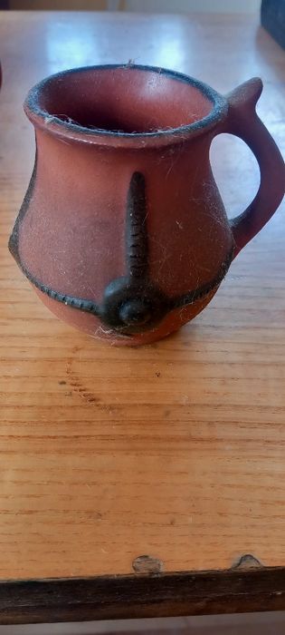 Komplet gliniany do grzanego wina z Bułgarii