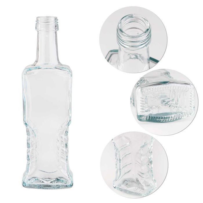 Butelka UKRAINKA 100 ml na nalewki wino likier alkohol soki z zakrętką