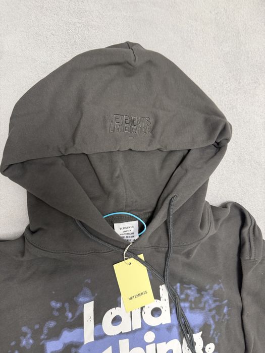 худи Vetements Didnt lucky balenciaga grailz project project gr