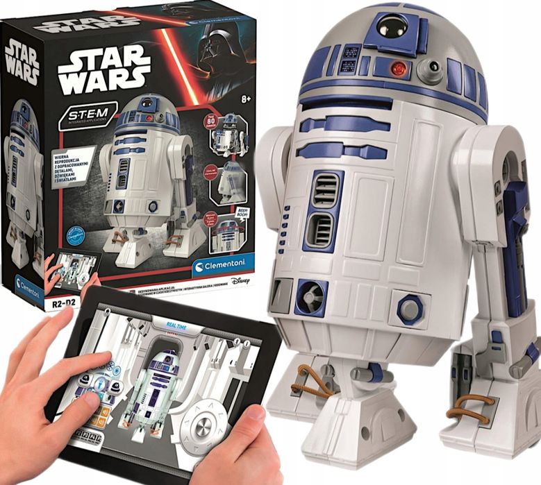 R2D2 zdalnie sterowany robot STAR WARS od Clementoni