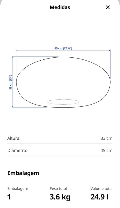 Repousa pés ikea
