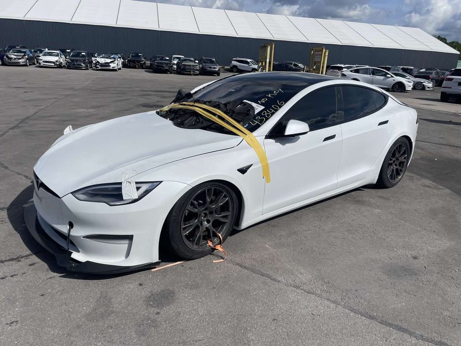 Розборка Tesla model S Plaid разборка ppsw запчастини запчасти капот