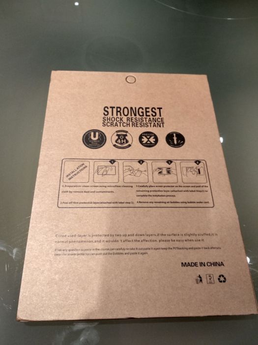 Pelicula vidro temperado para tablet 10 " / 10.1 "