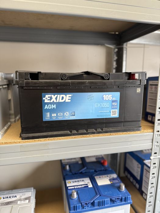 Akumulator EXIDE 105Ah 950A EK1050 CK1050 AGM