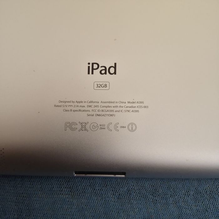 Ipad model A1396