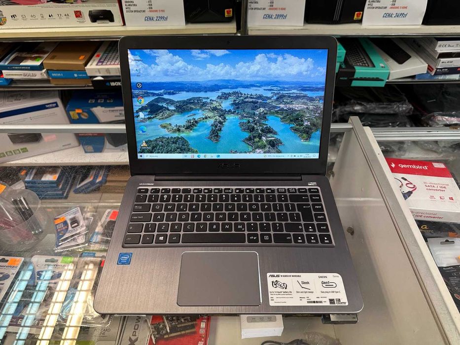 Laptop ASUS E403N 14" N3350 4GB 64GB Win 10 ALUMINIOWY