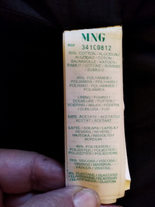 Blazer da Mango cintado