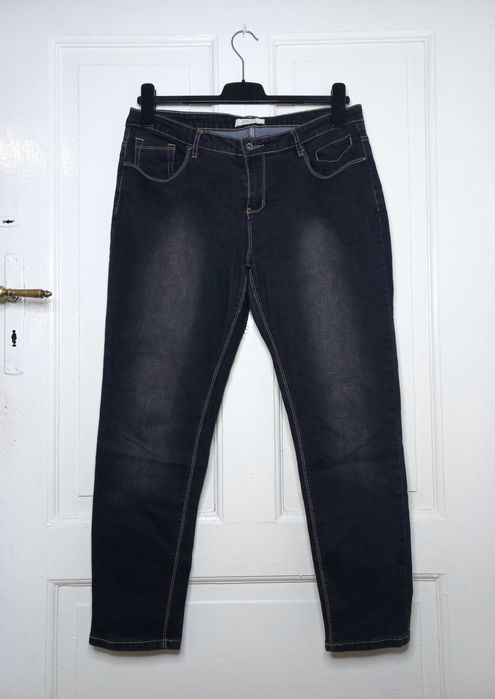 Niebieskie bawełniane jeansy regular Carry Denim cotton XL/XXL
