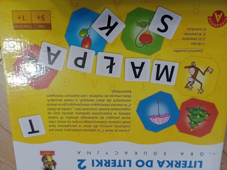 Gra edukacyjna Literka do literki 2 Alexander