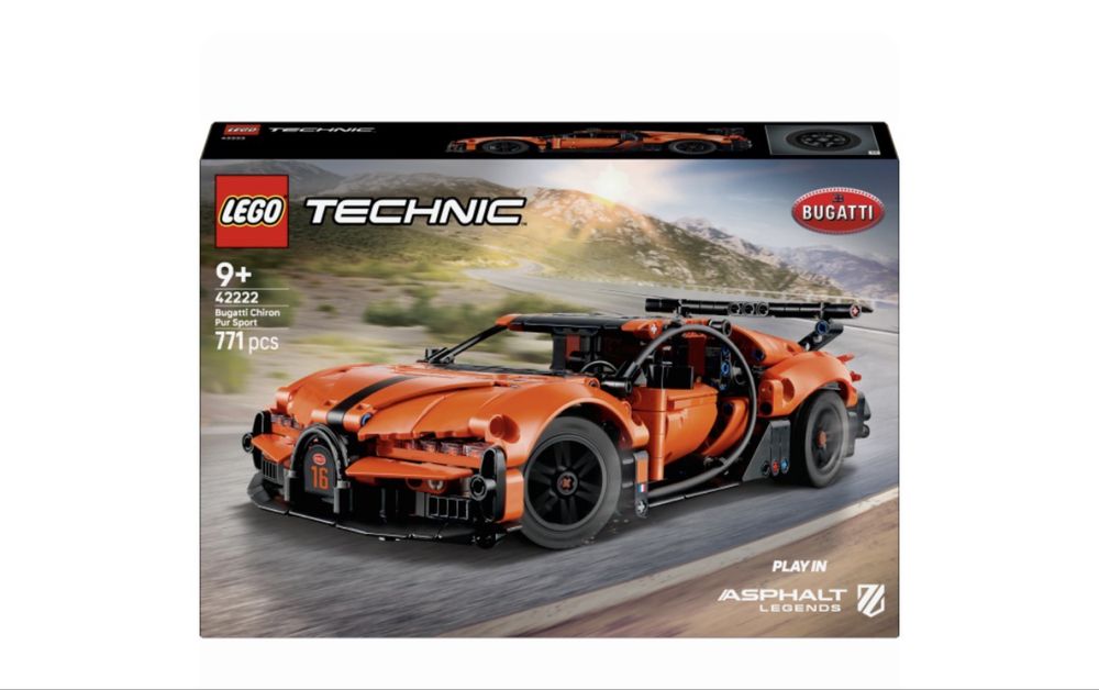 LEGO Technic Bugatti Chiron Pur Sport 42222