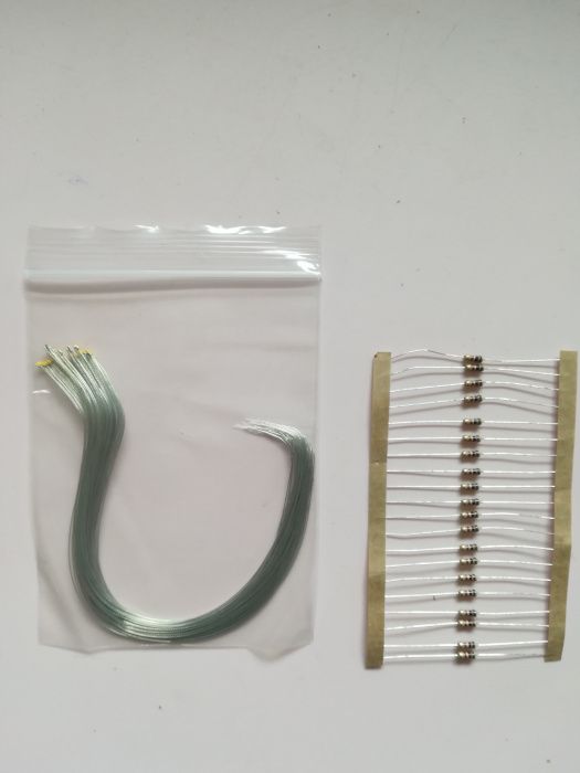 Conjunto 20 leds bicolor branco e vermelho