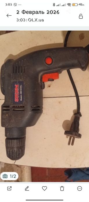 Електродрель с реверсом и регулировка оборотов