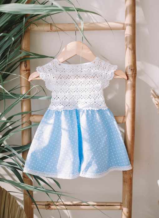 Сукня для дівчинки 3-6 місяців (до 68 см)