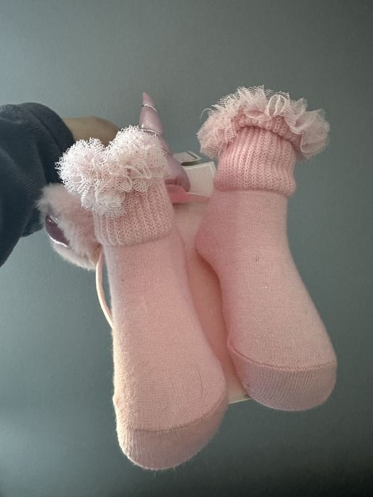 Zestaw skarpetek i opaska z jednorożcem z USA