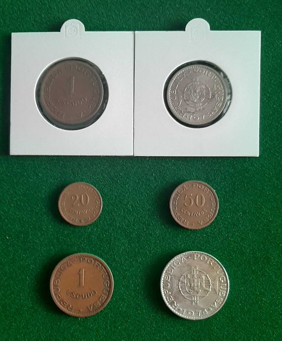 6 Moedas Portugal - Moçambique