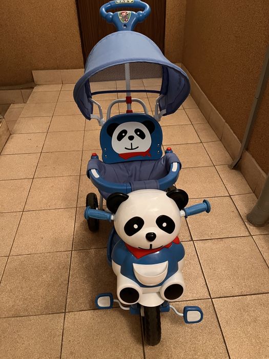 Rowerek dzieciecy, meldoyjki, jak nowy panda