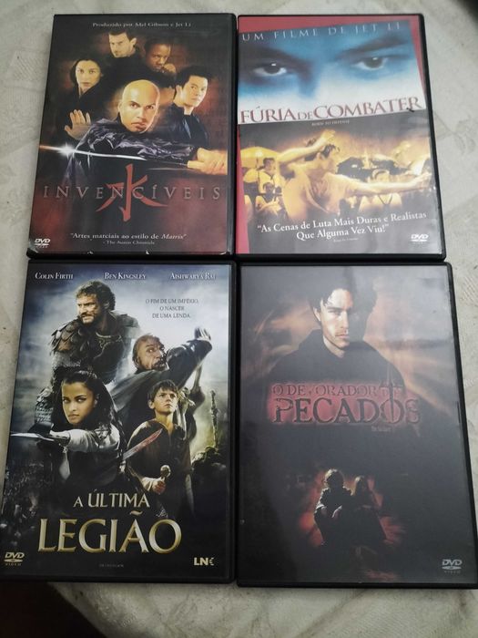 Pack de DVDs originais em excelente estado.