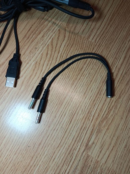 słuchawki gamingowe black shark rgb nowe powystawowe pc ps5