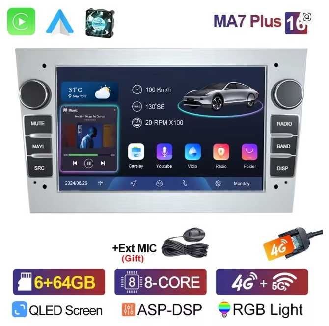 Автомедіацентр для Opel Astra H Antara Vectra Corsa Zafira